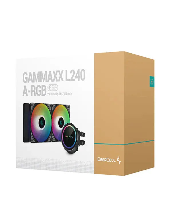 DeepCool GAMMAXX L240 ARGB CPU Liquid Cooler (Black) Microcenter India