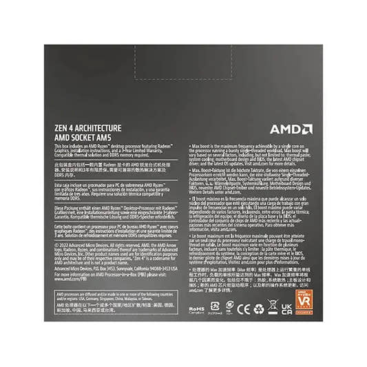 AMD Ryzen 7 7700X Processor With Radeon Graphics