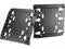 Fractal Design Universal Multi Bracket Type A in black, dual pack