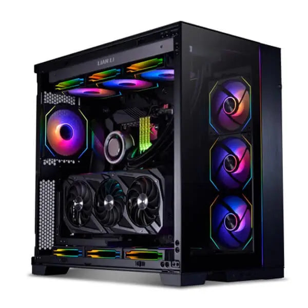 Lian Li UNI FAN SL INF (Infinity) 120 Black (Triple Pack) Microcenter India