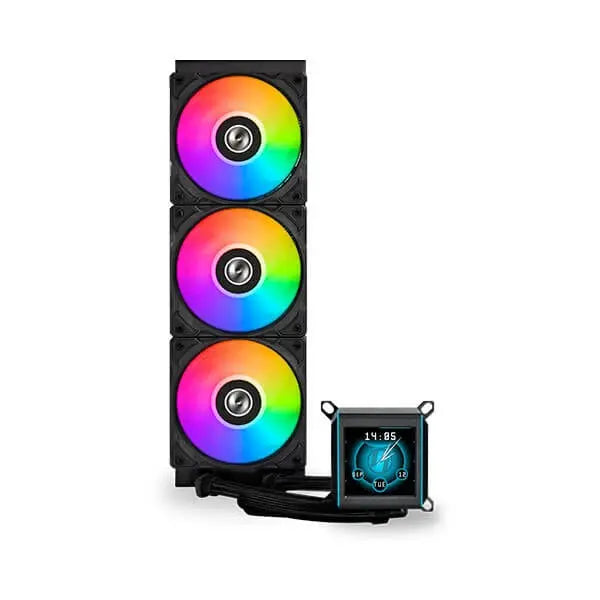 Lian Li Galahad II LCD 360 CPU Liquid Cooler (Black) Microcenter India
