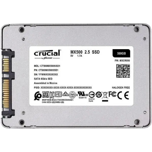 Crucial MX500 500GB Internal SSD Microcenter India