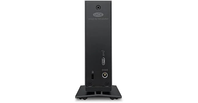 LaCie 4TB External Hard Disk Drive Black Microcenter India