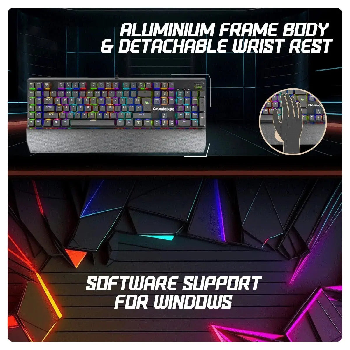 Cosmic Byte Alturas Mechanical Keyboard (CB-GK-24) Microcenter India