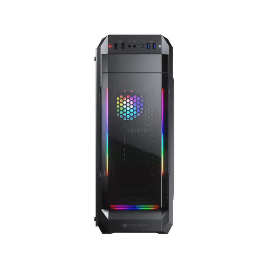 Cougar MX331-T ARGB ATX Mid Tower Cabinet Black Microcenter India