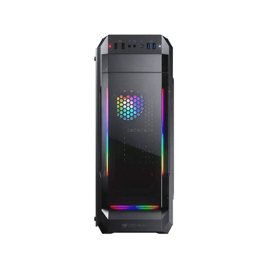 Cougar MX331-T ARGB ATX Mid Tower Cabinet Black Microcenter India
