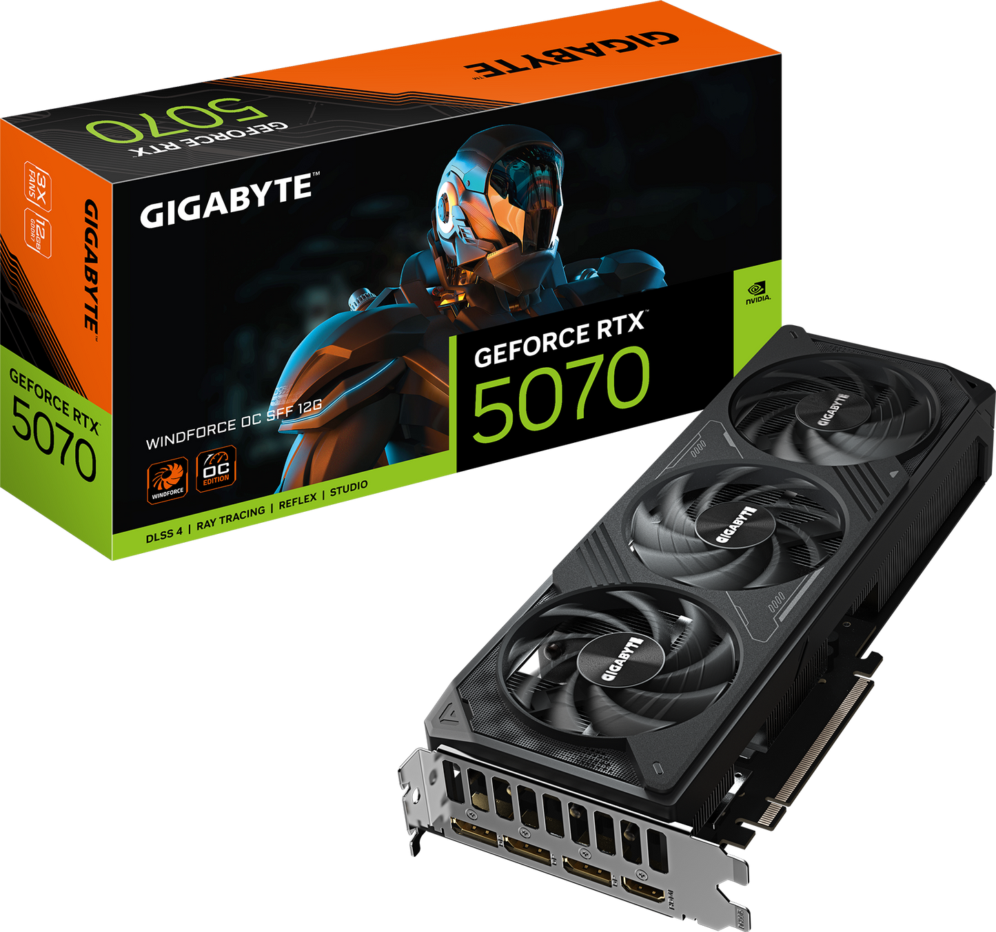 Gigabyte GeForce RTX 5070 WINDFORCE OC SFF 12GB GDDR7 graphics card