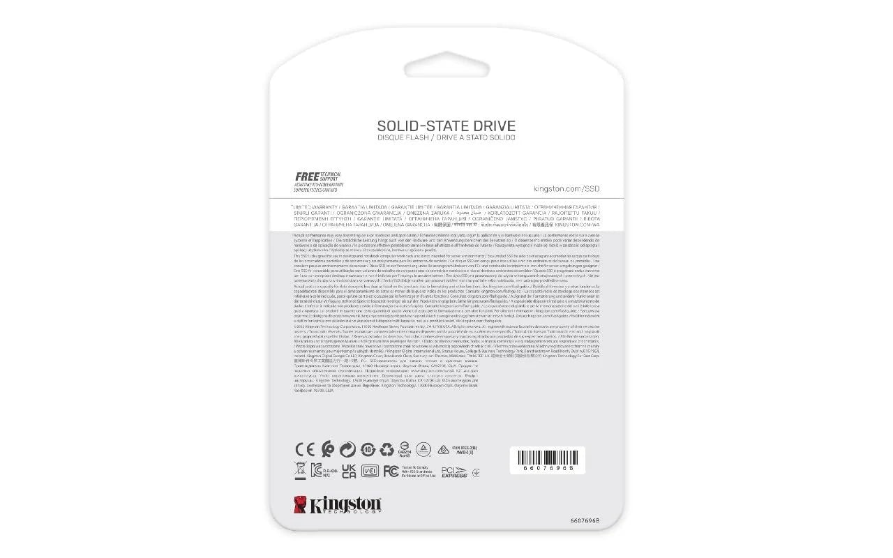 Kingston NV2 4TB M.2 NVMe Gen4 Internal SSD