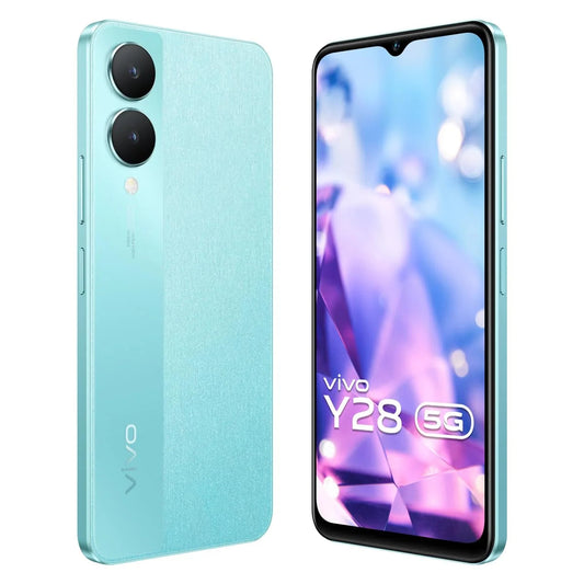Vivo Y28 5G Glitter Aqua 4GB RAM 128GB Storage Microcenter India