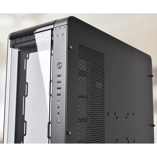 Thermaltake Core P8 Tempered Glass eATX Full Tower Computer Case - Black Microcenter India