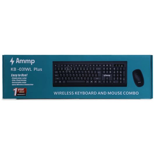 Ammp KB-031WL Wireless Keyboard and Mouse Microcenter India