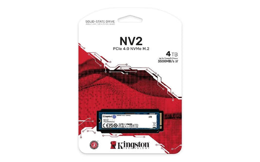 Kingston NV2 4TB M.2 NVMe Gen4 Internal SSD