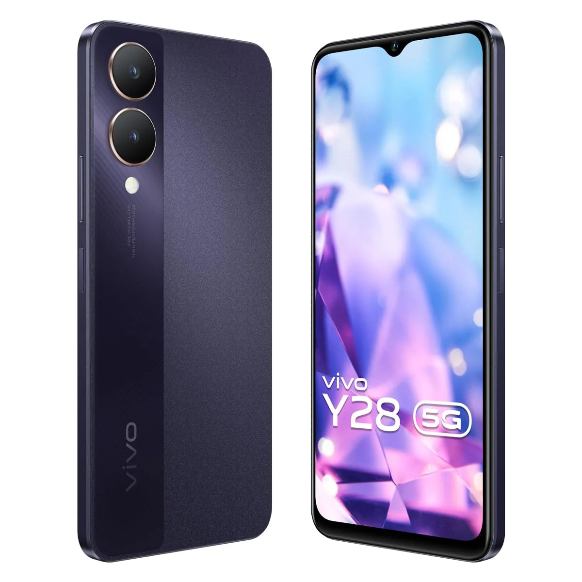 Vivo Y28 5G Crystal Purple 4GB RAM 128GB Storage Microcenter India