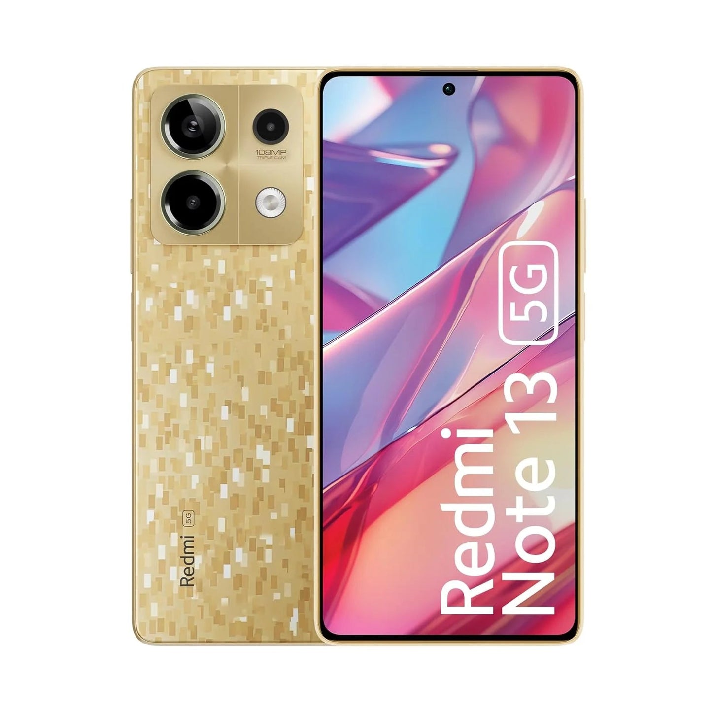 Redmi Note 13 5G Prism Gold 8GB RAM 256GB Storage Microcenter India