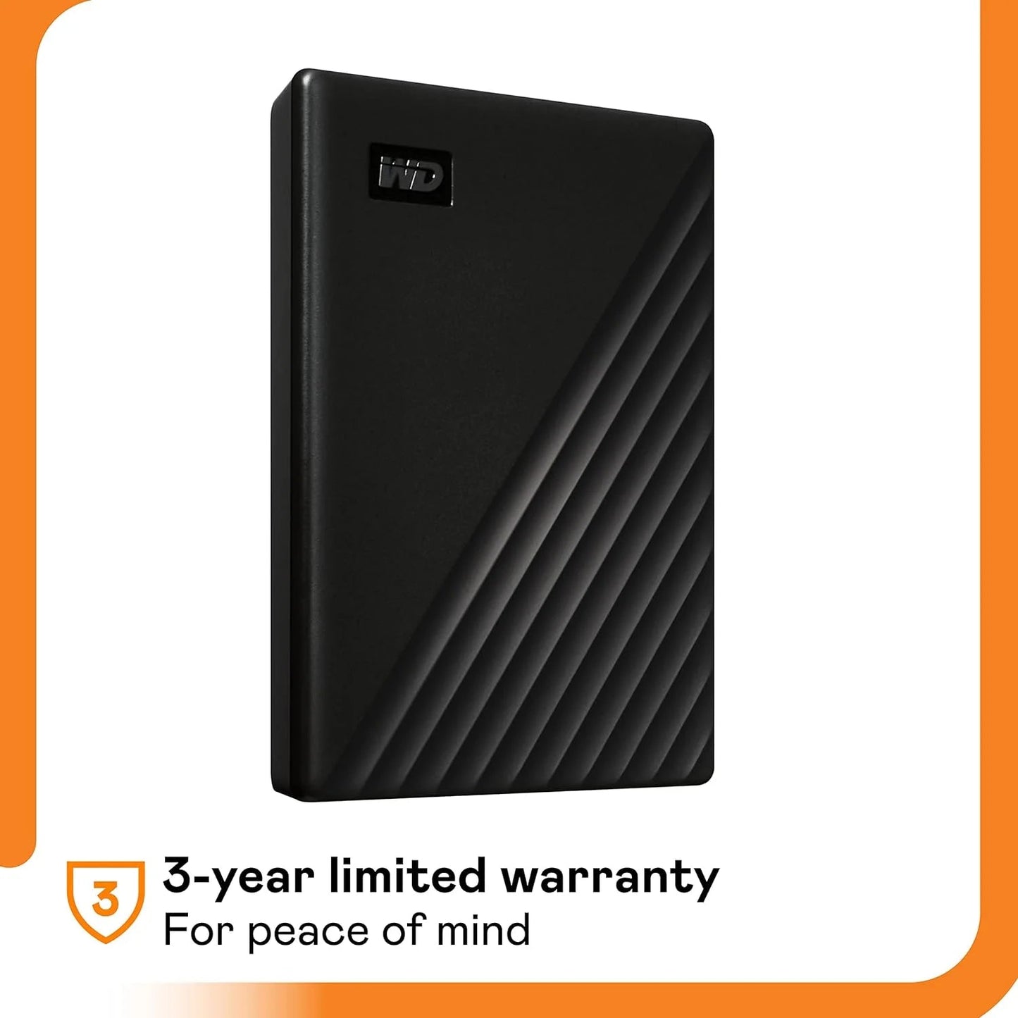 Western Digital 4Tb My Passport Portable Hard Disk Drive Microcenter India