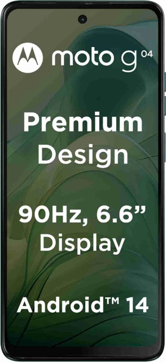 Motorola G04 4G Sea Green 4GB RAM 64GB Storage Microcenter India