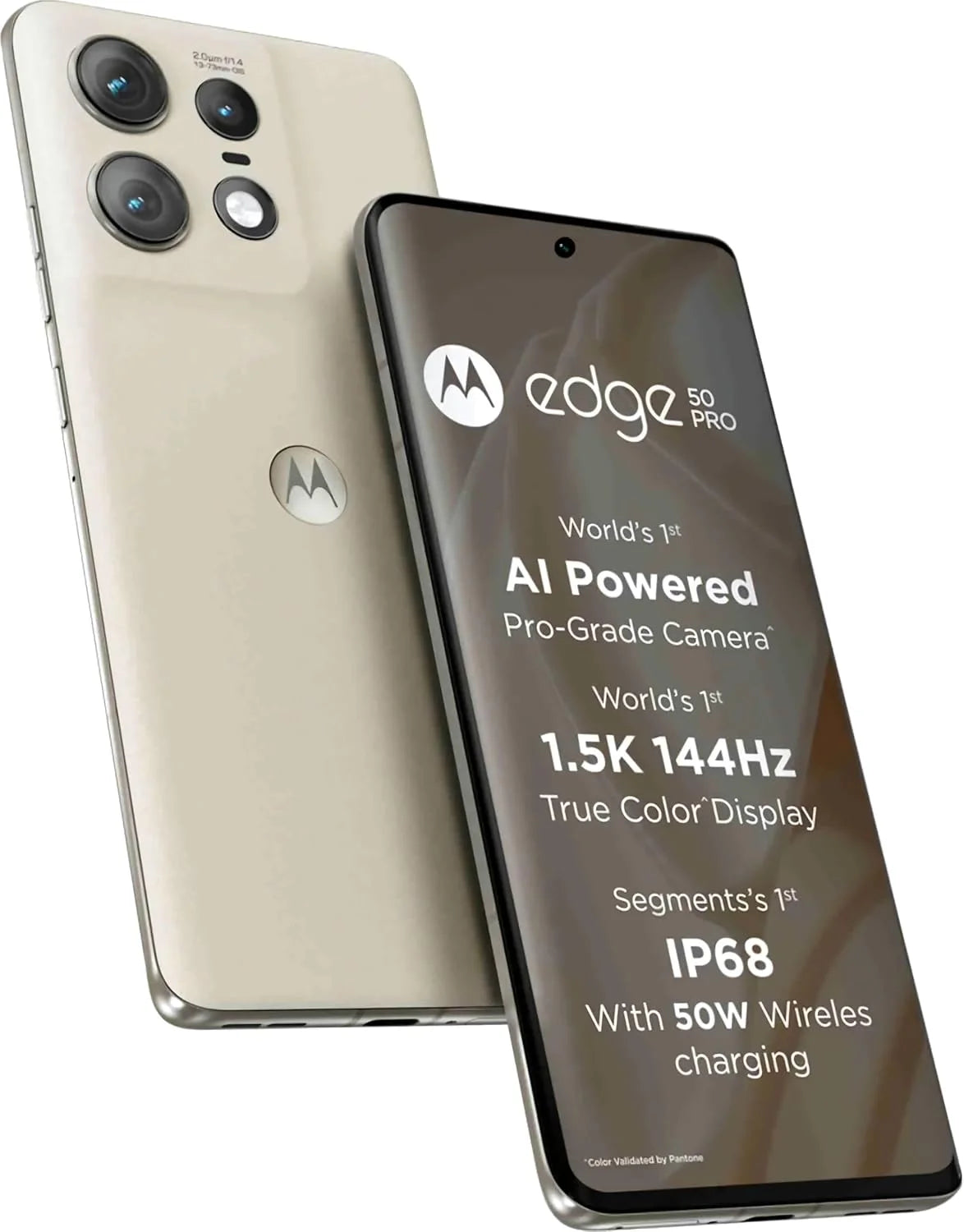 Motorola Edge 50 Pro 5G Vanilla Cream 256GB 12GB RAM Microcenter India