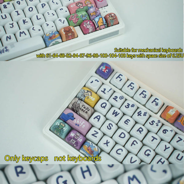 MOA 13 PBT Mechanical Keyboard Keycaps - Microcenter India.