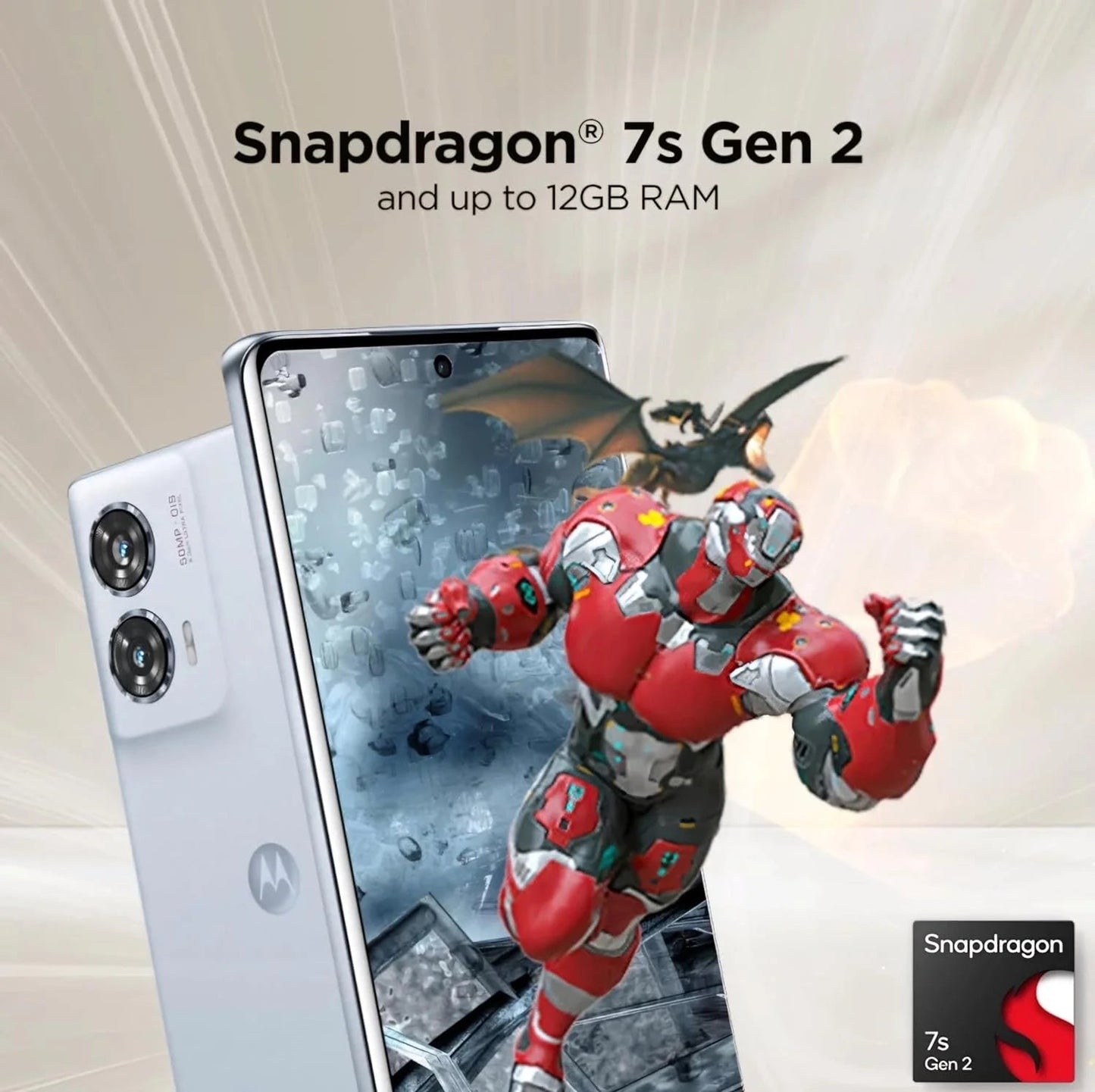 Motorola Edge 50 Fusion 5G (Marshmallow Blue, 8GB RAM, 128GB Storage) Microcenter India