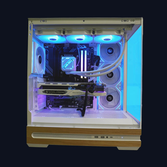 GlacierStrike White PC Build Microcenter India