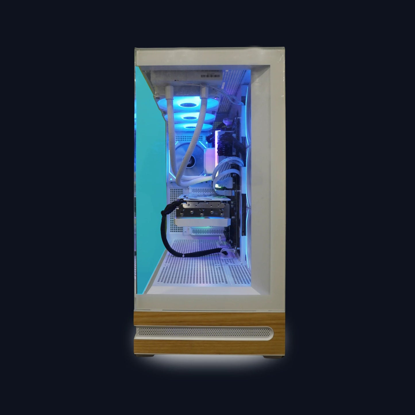 GlacierStrike White PC Build Microcenter India