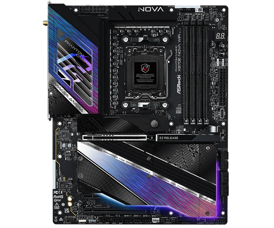 ASRock X870E Nova WiFi Phantom Gaming Motherboard Microcenter India