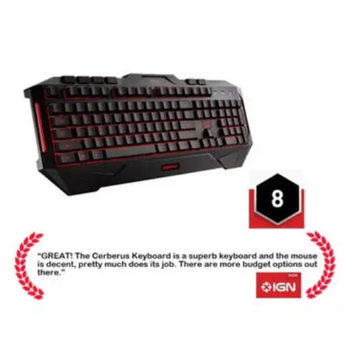 ASUS Cerberus Wired USB Gaming Keyboard – Durable Anti-Splash Performance - Microcenter India.