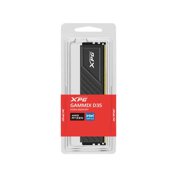 Adata XPG Gammix D35 16GB DDR4 3600MHz Desktop RAM Black Microcenter India