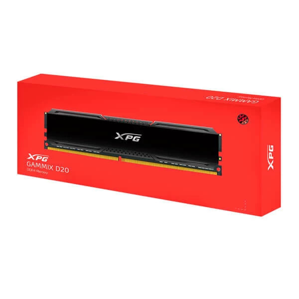 Adata XPG Gammix D20 8GB 8GBx1 DDR4 3200MHz Desktop RAM Black Microcenter India
