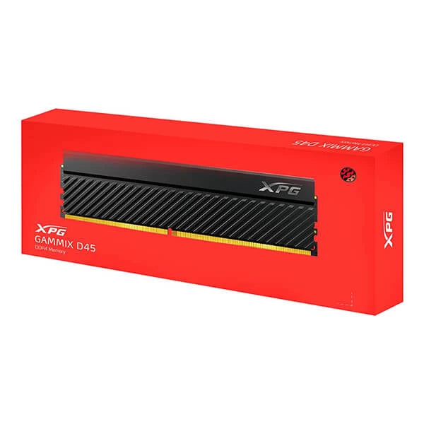 Adata XPG Gammix D45 Series 32GB (32GBx1) DDR4 3200MHz Desktop Ram Black Microcenter India