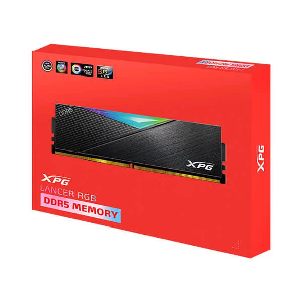 Adata XPG LANCER RGB 32GB (16GBx2) DDR5 5200MHz RAM Black Microcenter India
