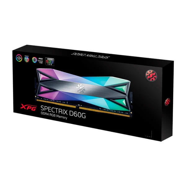 Adata XPG Spectrix D60G 8GB 8GBx1 DDR4 3600MHz RGB Desktop RAM Microcenter India