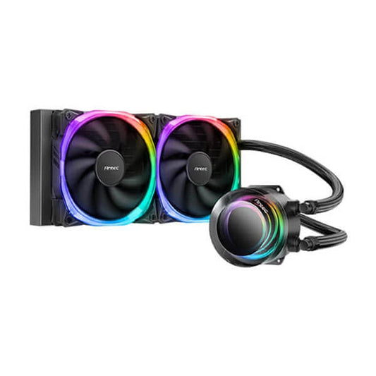 Antec Vortex 240 ARGB 240mm CPU Liquid Cooler Black Microcenter India
