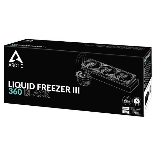Arctic Liquid Freezer III 360 CPU Liquid Cooler Black Microcenter India