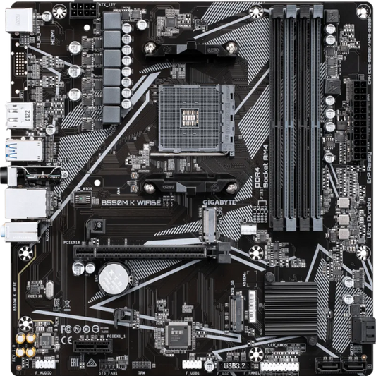 GIGABYTE B550M K WIFI6E Motherboard - Microcenter India.