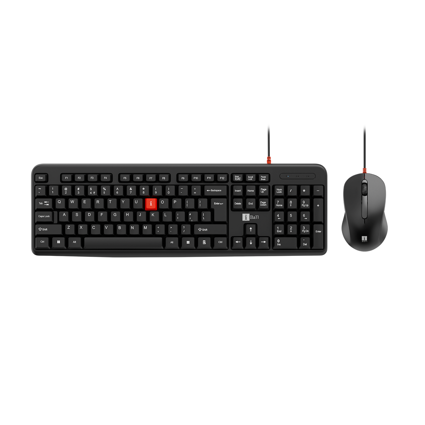 iBall Clickset 220 wired keyboard and mouse combo