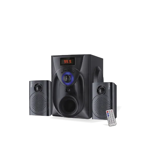 FINGERS Challenger Wood Encased Multimedia 2.1 Speaker Microcenter India