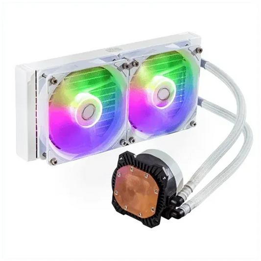 Cooler Master MasterLiquid 240L Core ARGB 240mm AIO White Microcenter India