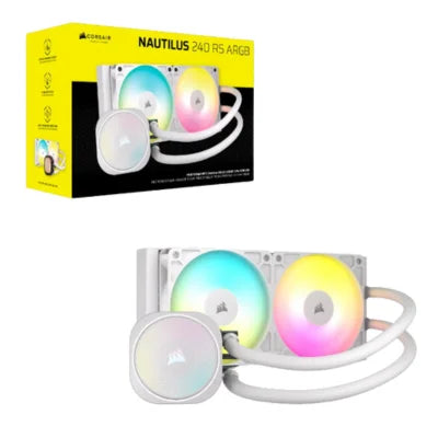Corsair Nautilus 240 RS ARGB CPU Liquid Cooler White Microcenter India