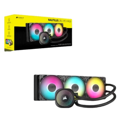 Corsair Nautilus 360 RS ARGB CPU Liquid Cooler Black Microcenter India