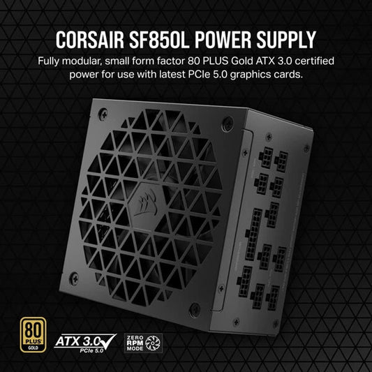 Corsair SF850L SFX 850 Watt ATX 3.0 80 Plus Gold SMPS Microcenter India