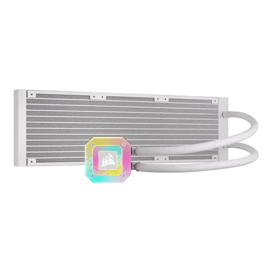Corsair iCUE H150i Elite Capellix XT 360mm RGB CPU Liquid Cooler White Microcenter India