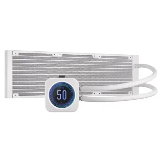 Corsair iCUE H150i Elite LCD XT Display 360mm RGB CPU Liquid Cooler White Microcenter India