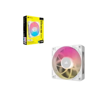 Corsair iCUE LINK RX120 MAX RGB 120mm PWM Thick Fan Expansion White Microcenter India