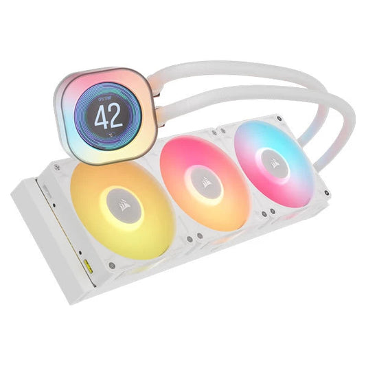 Corsair iCUE LINK Titan 360 RX LCD White CPU Cooler Microcenter India