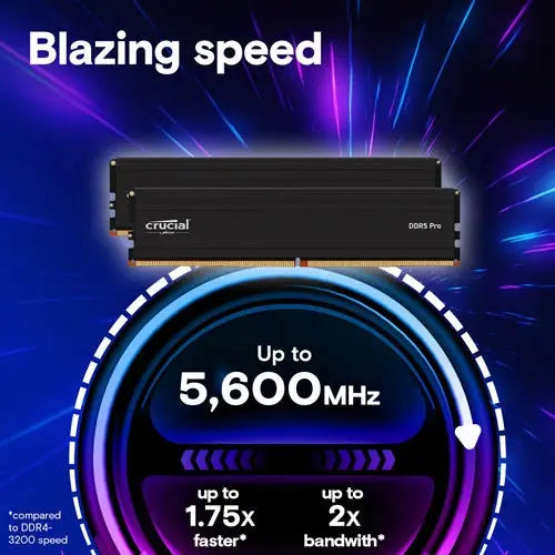 Crucial Pro 16GB DDR5-5600 UDIMM - Microcenter India.