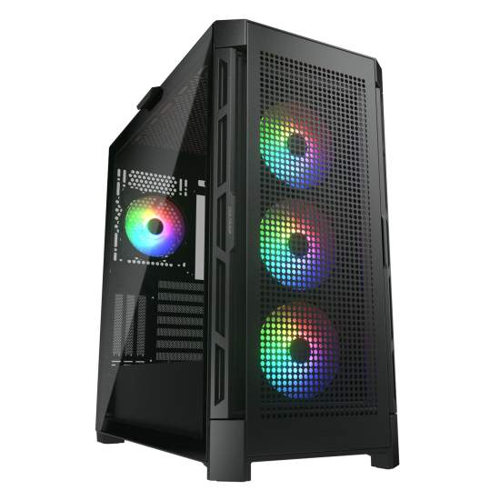 COUGAR DUOFACE PRO RGB mid tower ATX case in black