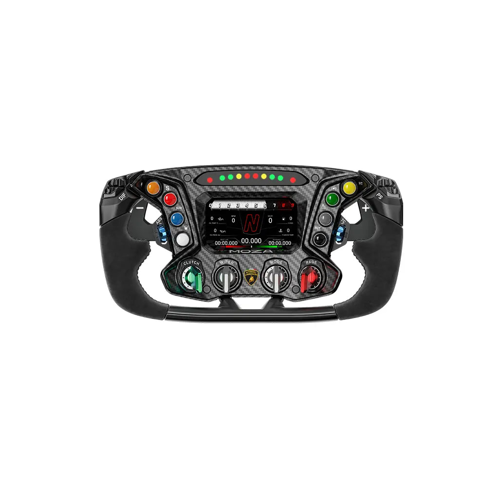 MOZA Lamborghini Essenza SCV12 sim racing steering wheel