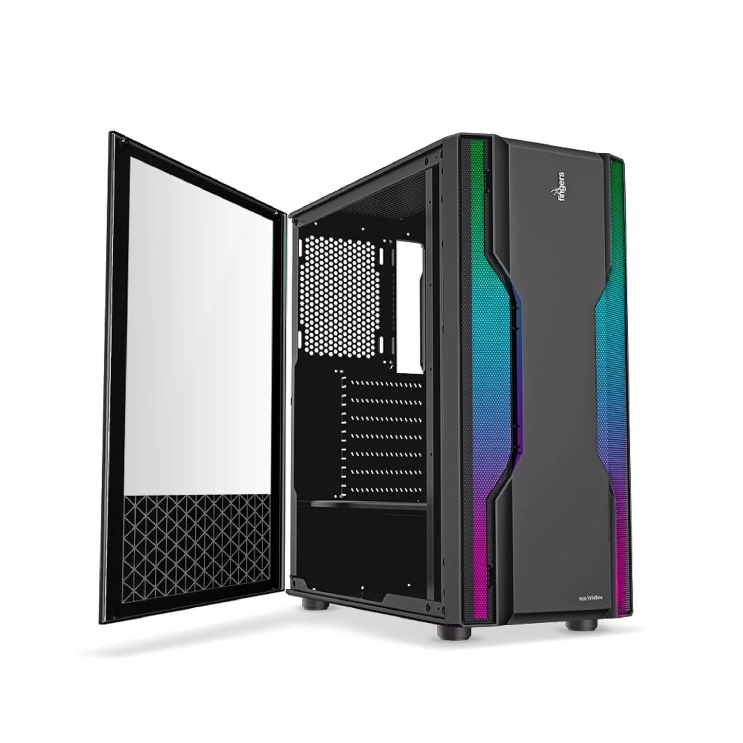 Fingers RGB WildBox ATX Cabinet Microcenter India