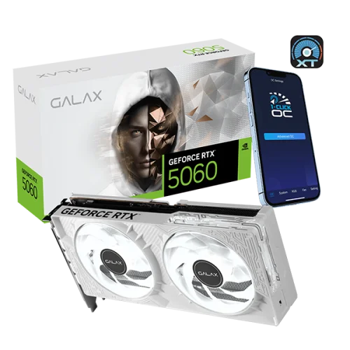 GALAX GeForce RTX 5060 1-Click OC Graphics Card Microcenter India
